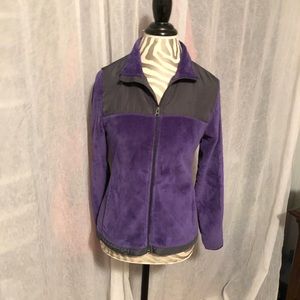 Danskin purple fleece zip up! Size s!